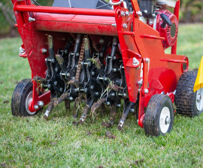 lawn aeration machine