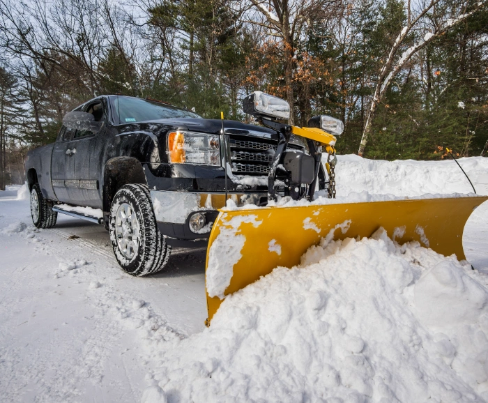 Truck Plowing roards